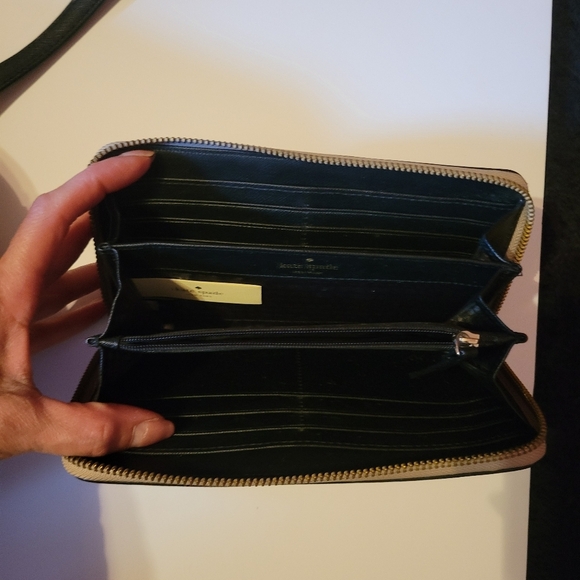 Kate Spade Laurel Two Tone Handbag & Wallet Set EUC. Career Neutral Work Jet Set - Picture 8 of 13